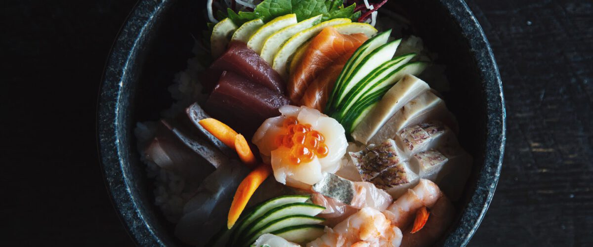 Sushi With Rice and Vegetables