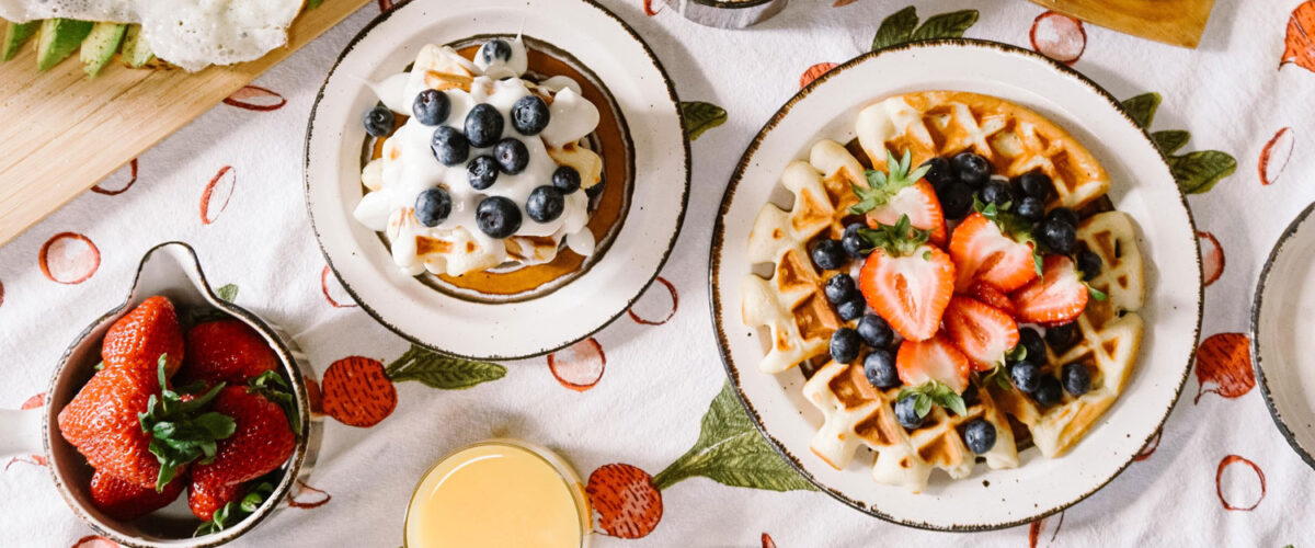 Delicious Field Berry Waffles